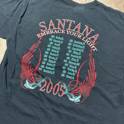Carlos Santana Embrace Your Light 2005 Tour Y2k T-Shirt [COPY]