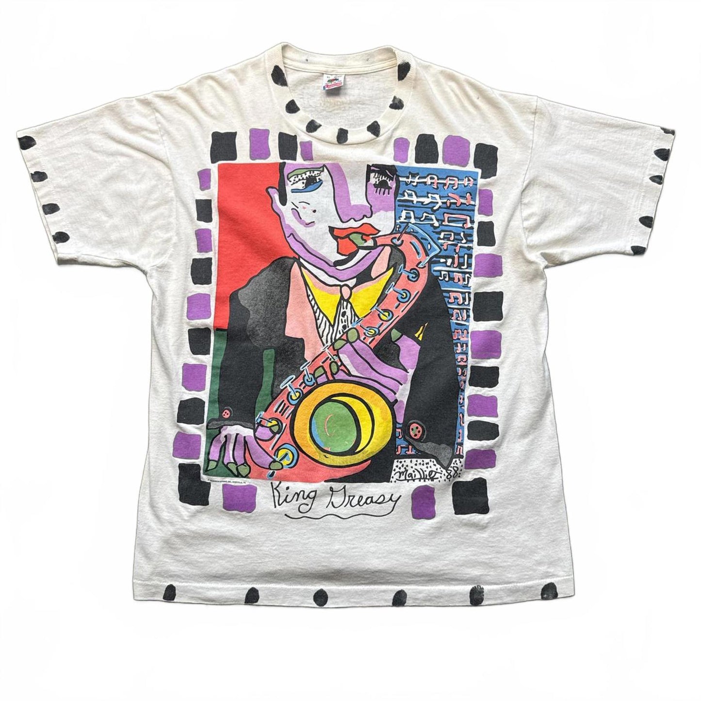 Myles Maillie "King Dreasy" Music Jazz Pop 1988 T-Shirt [COPY]
