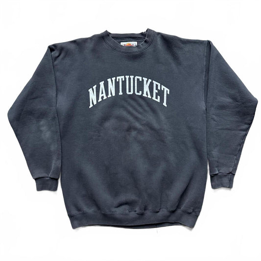 Hard Rock Cafe Nantucket Vintage 90’s Black Faded Crewneck  [COPY]