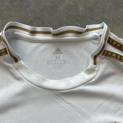 Adidas Real Madrid 2019/20 White & Gold Football T-Shirt [COPY]