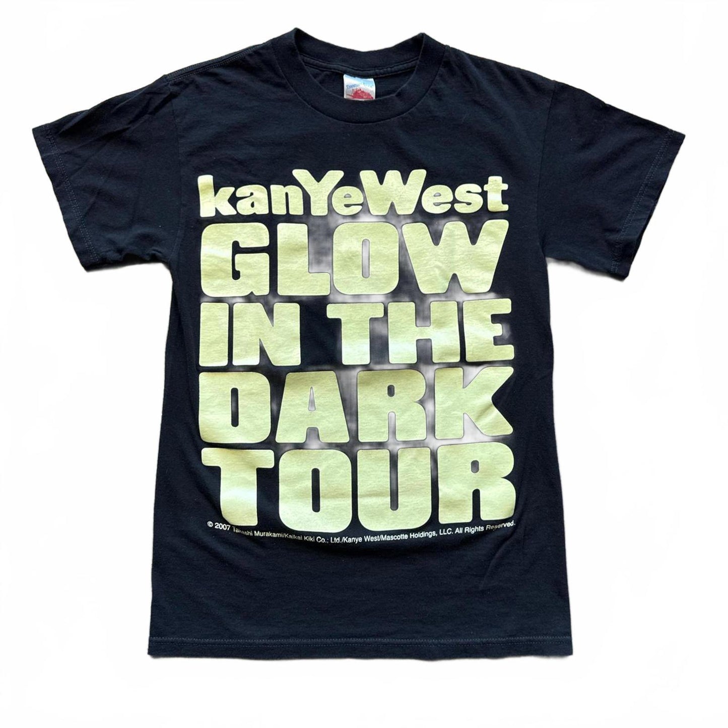 Takashi Murakami X Kanye Glow In The Dark Tour 2007 T-shirt [COPY]