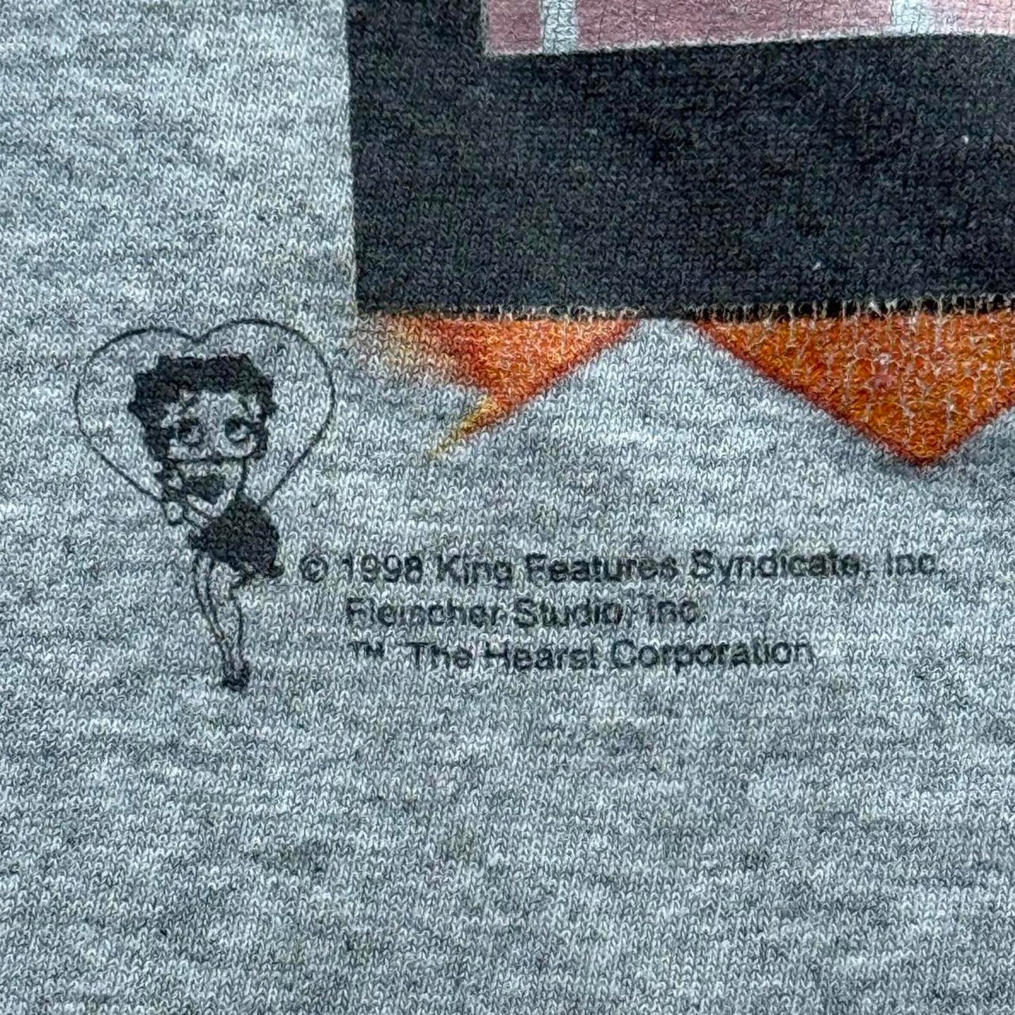 Betty Boop “Fire Chief Betty” 1998 Vintage Graphic T-shirt  [COPY]