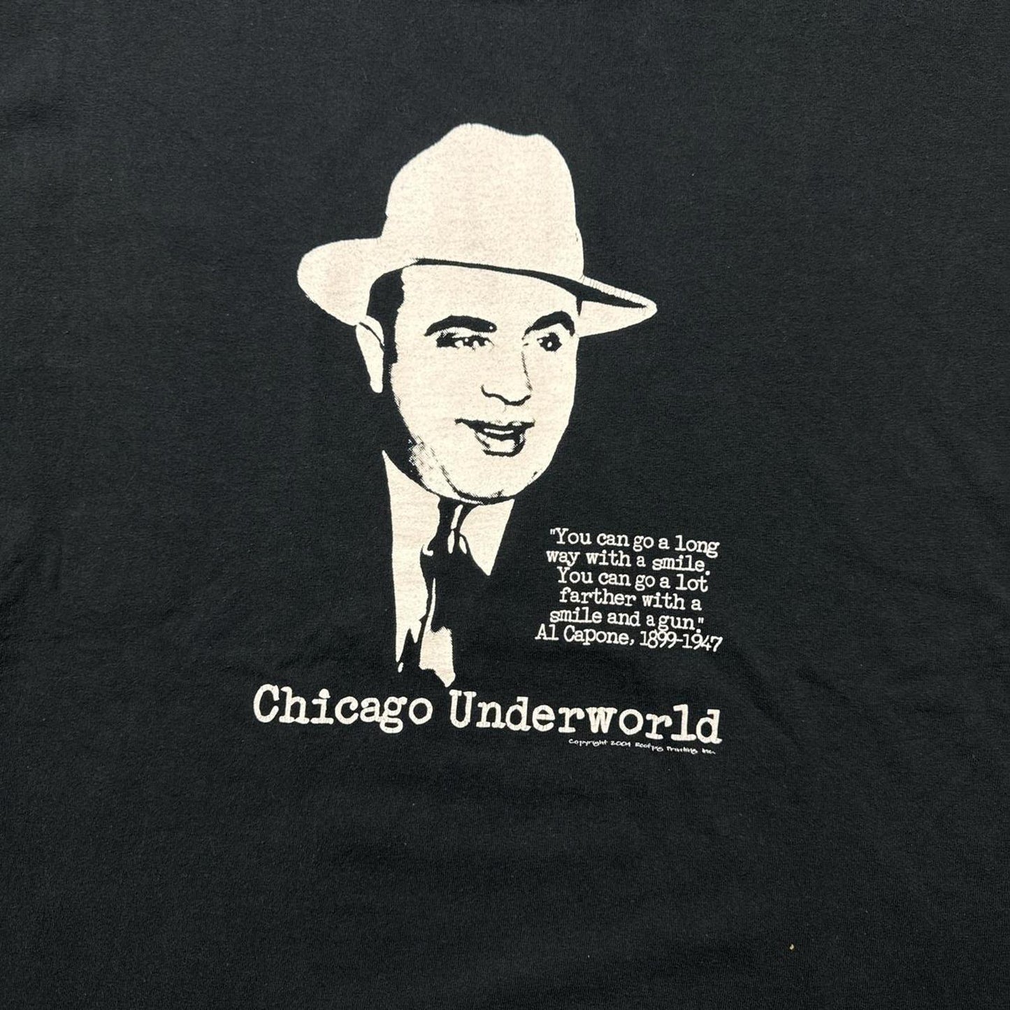 Al Capone Ganster Vintage Y2k Graphic T-Shirt [COPY]