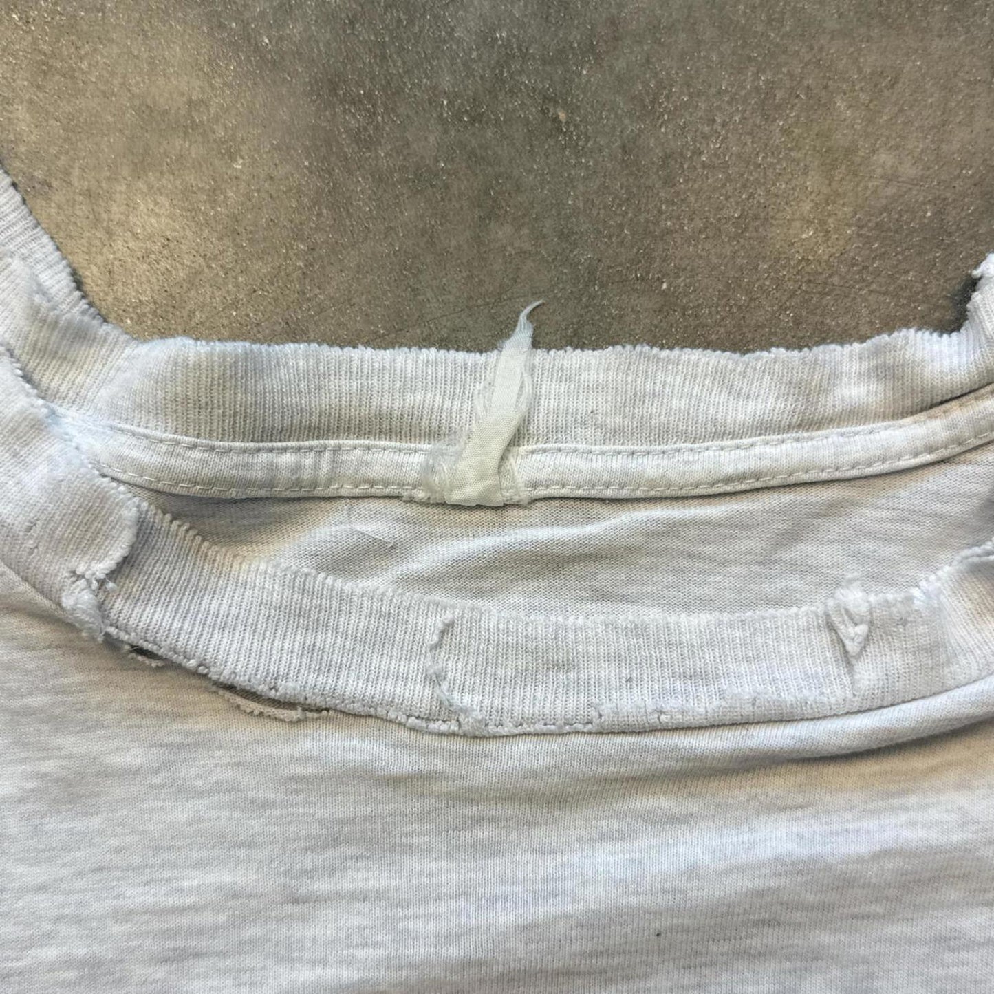 White Carhartt Vintage Classic Distressed Pocket T-Shirt [COPY]
