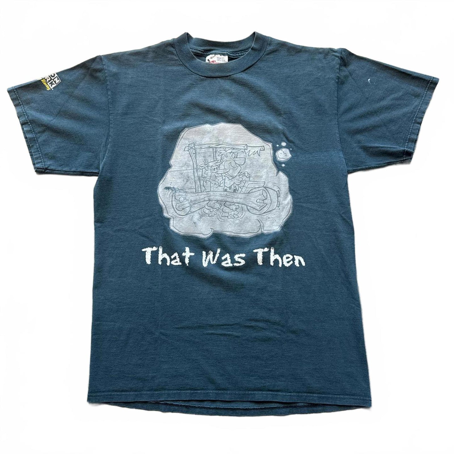 Faded Cartoon Network Wacky Races Flinstones 90's T-Shirt [COPY]