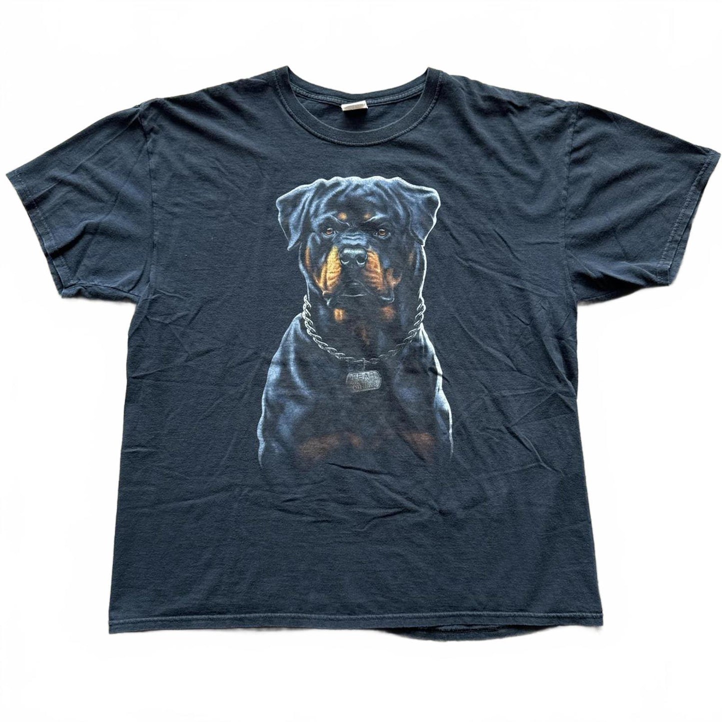 Vintage Ganster Rottweiler Graphic Vintage Y2k T-Shirt [COPY]