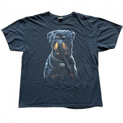 Vintage Ganster Rottweiler Graphic Vintage Y2k T-Shirt [COPY]