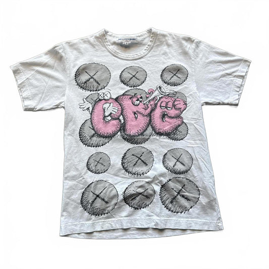 Comme Des Garçons X KAWS Cotton White T-Shirt  [COPY]