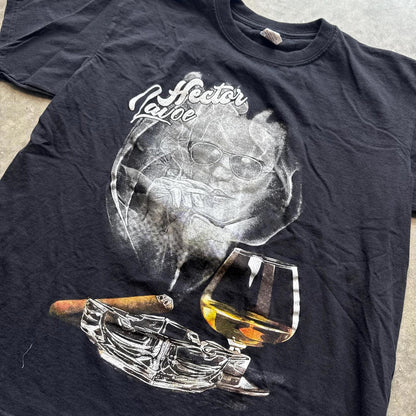 Black Hector Lavoe "Cognac and Cigars" Graphic Band T-Shirt  [COPY]