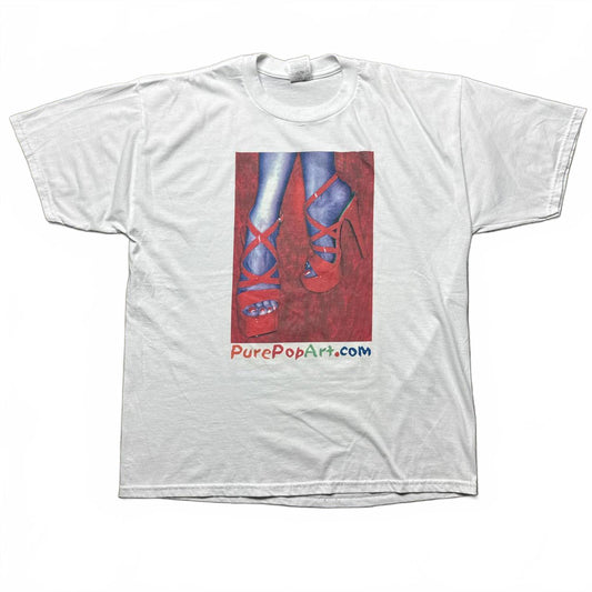 Red Heels Pure Pop Art Vintage Y2k Graphic T-Shirt [COPY]