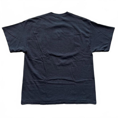 Disturbed Licensed Metal Band 2005 Giant Tag Navy & Red   [COPY]