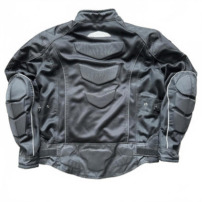Opium Black Tactical Biker Mesh Jacket With Secret Pockets [COPY]