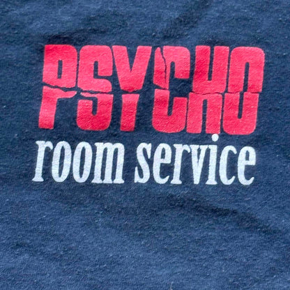 Psycho Room Service “Bates Motel” Horror Faded Y2K T-Shirt  [COPY]