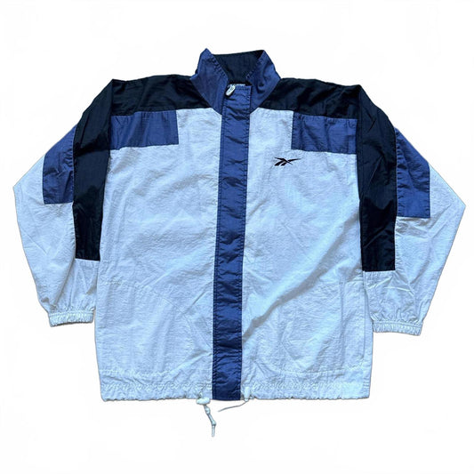 Reebok Windbreaker Mesh Full Zip Up Jacket Adjustable Waist [COPY]