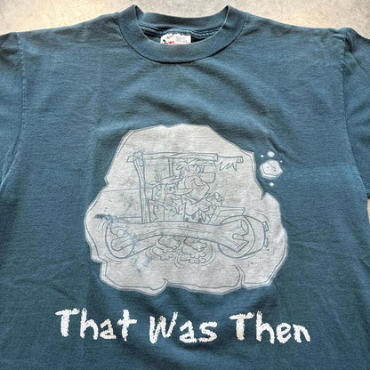 Faded Cartoon Network Wacky Races Flinstones 90's T-Shirt [COPY]