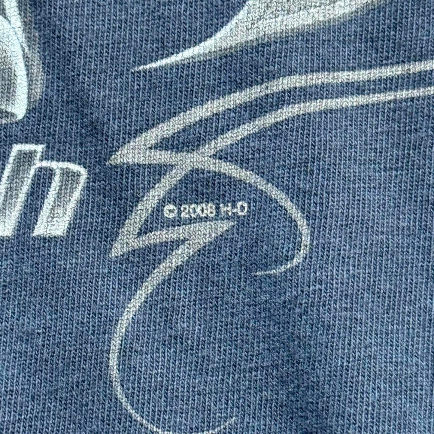 Harley-Davidson 2008 “105th anniversary skull” Y2K T-shirt [COPY]