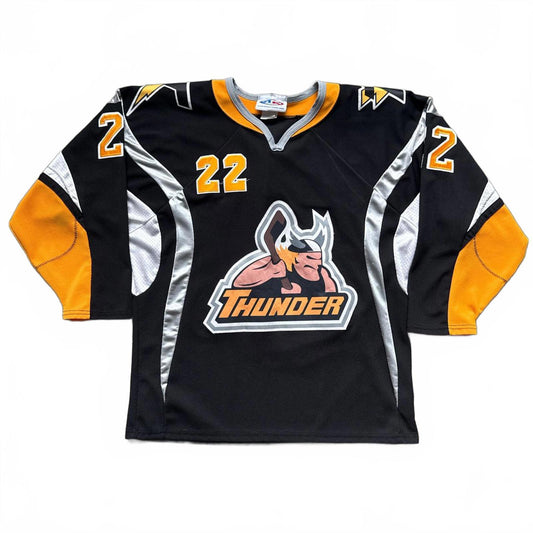 Vintage 90s Bergeron Thunder Hockey Jersey  [COPY]