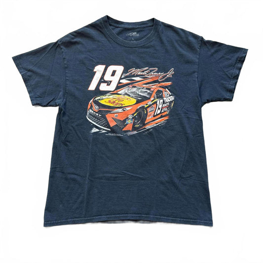 Vintage Y2k Faded Martin Truex Jr #19 NASCAR Graphic T-Shirt [COPY]