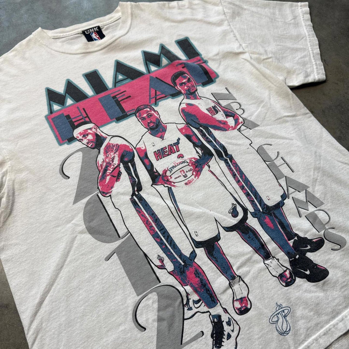 Miami Vice The Big Three 2012 Champions NBA Graphic T-Shirt [COPY]