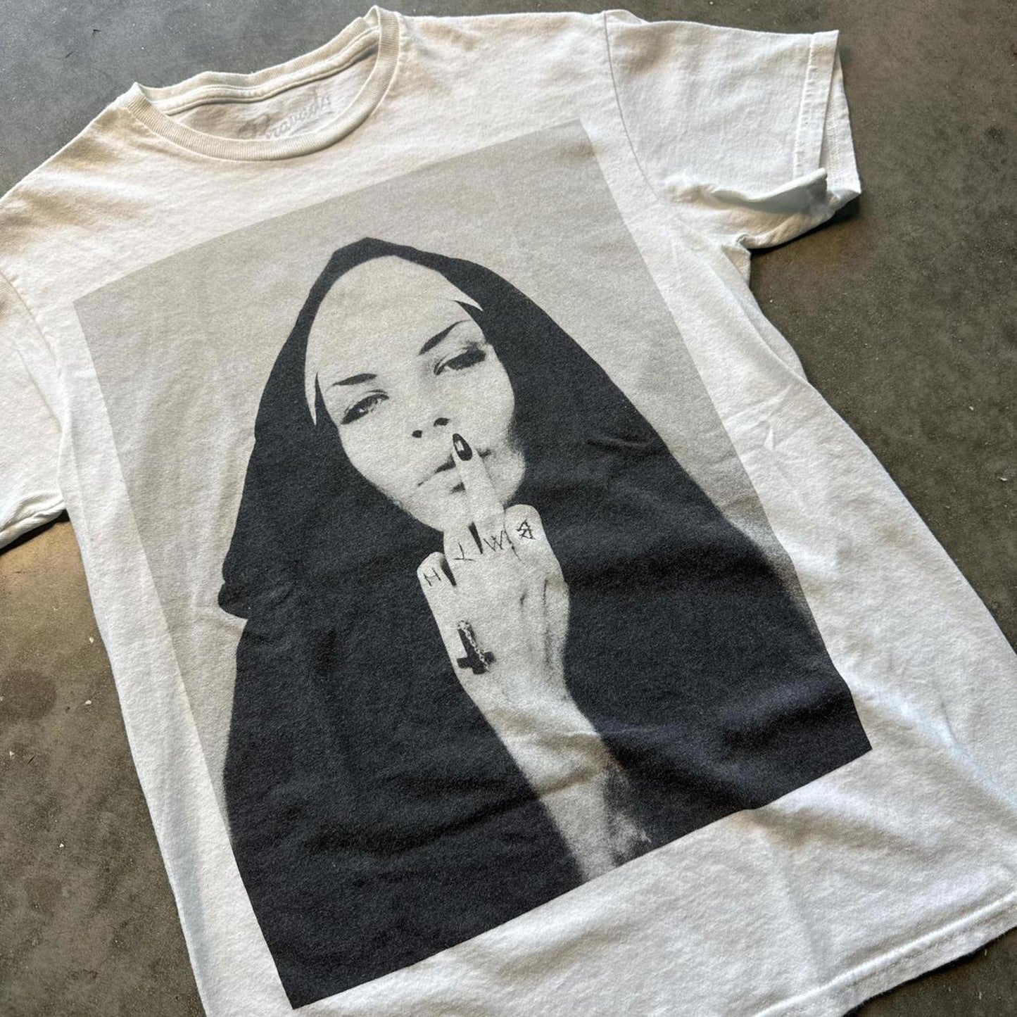 Band Bring Me The Horizon "Show Me A Sign" Nun Y2k T-Shirt [COPY]