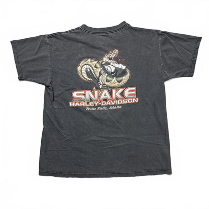 Harley Davidson Motorcylce Faded 2000 Eagle & Snake T-Shirt [COPY]