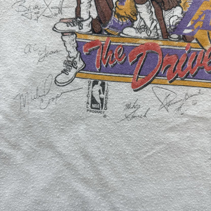 Salem "The Drive For Five!" NBA Official 1988 Lakers T-Shirt [COPY]