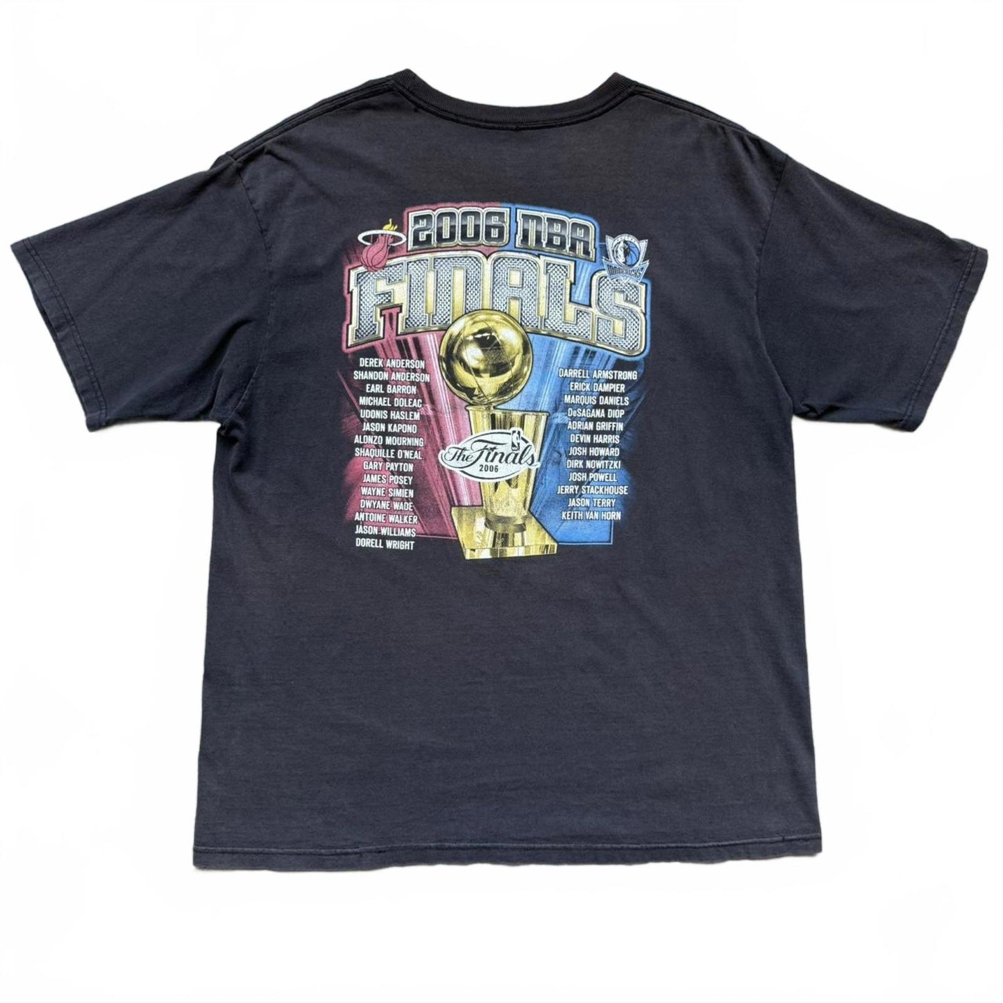 Reebok 2006 NBA Finals “Heat vs Mavericks” Graphic T-shirt  [COPY]