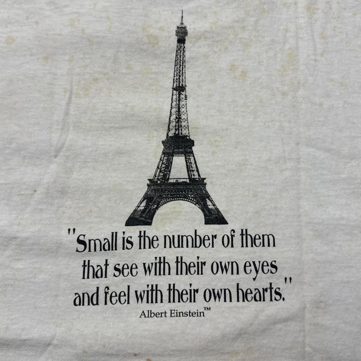 Albert Einstein Vintage 1990's Single Stitch Graphic T-Shirt [COPY]