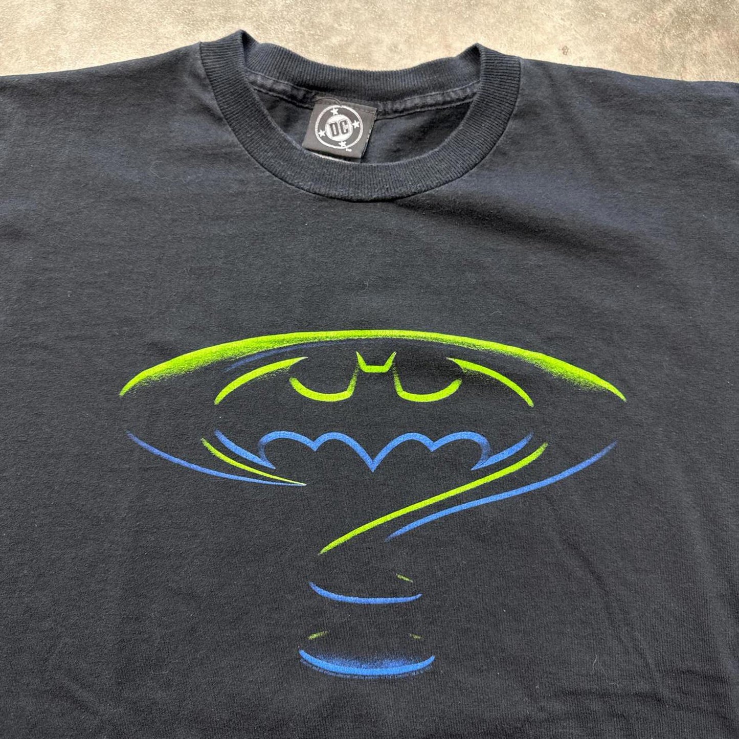DC Comics Rare Batman Forever The riddle Movie 1995 T-Shirt [COPY]