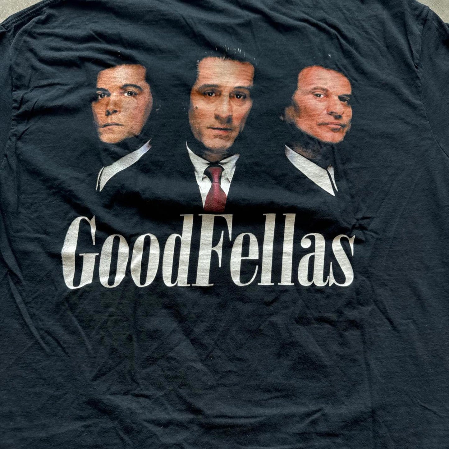 Goodfellas Gangster Promotional Y2k Faded T-Shirt  [COPY]