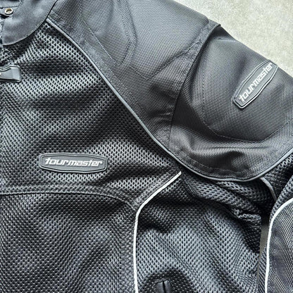 Opium Black Tactical Biker Mesh Jacket With Secret Pockets [COPY]