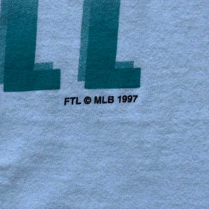 Miami Marlins “Baseball” 1997 Vintage Logo Graphic T-shirt  [COPY]