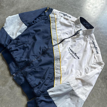 Good Year 90’s Two Tone Full Zip Up Windbreaker Jacket [COPY]