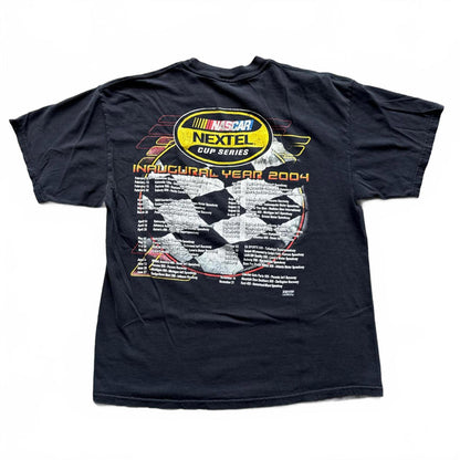 Nascar 2004 Y2k "Inaugural Year" Jeff Gordon Faded T-Shirt  [COPY]