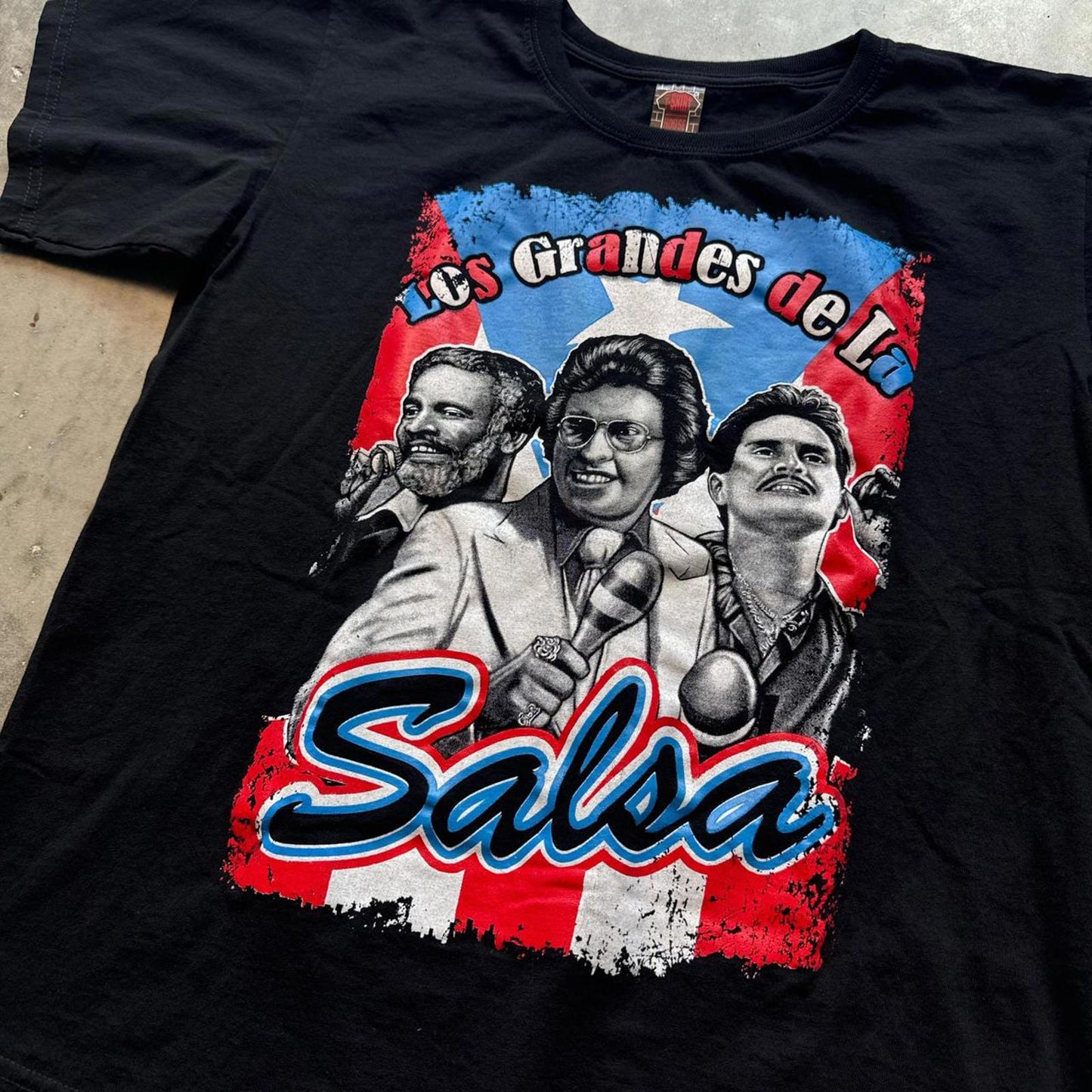 Puerto Rican "Los Grandes De la Salsa" Latin Music T-Shirt [COPY]