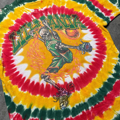 Lithuania Liquid Blue Spectrum Basketball Team 90's T-Shirt [COPY]