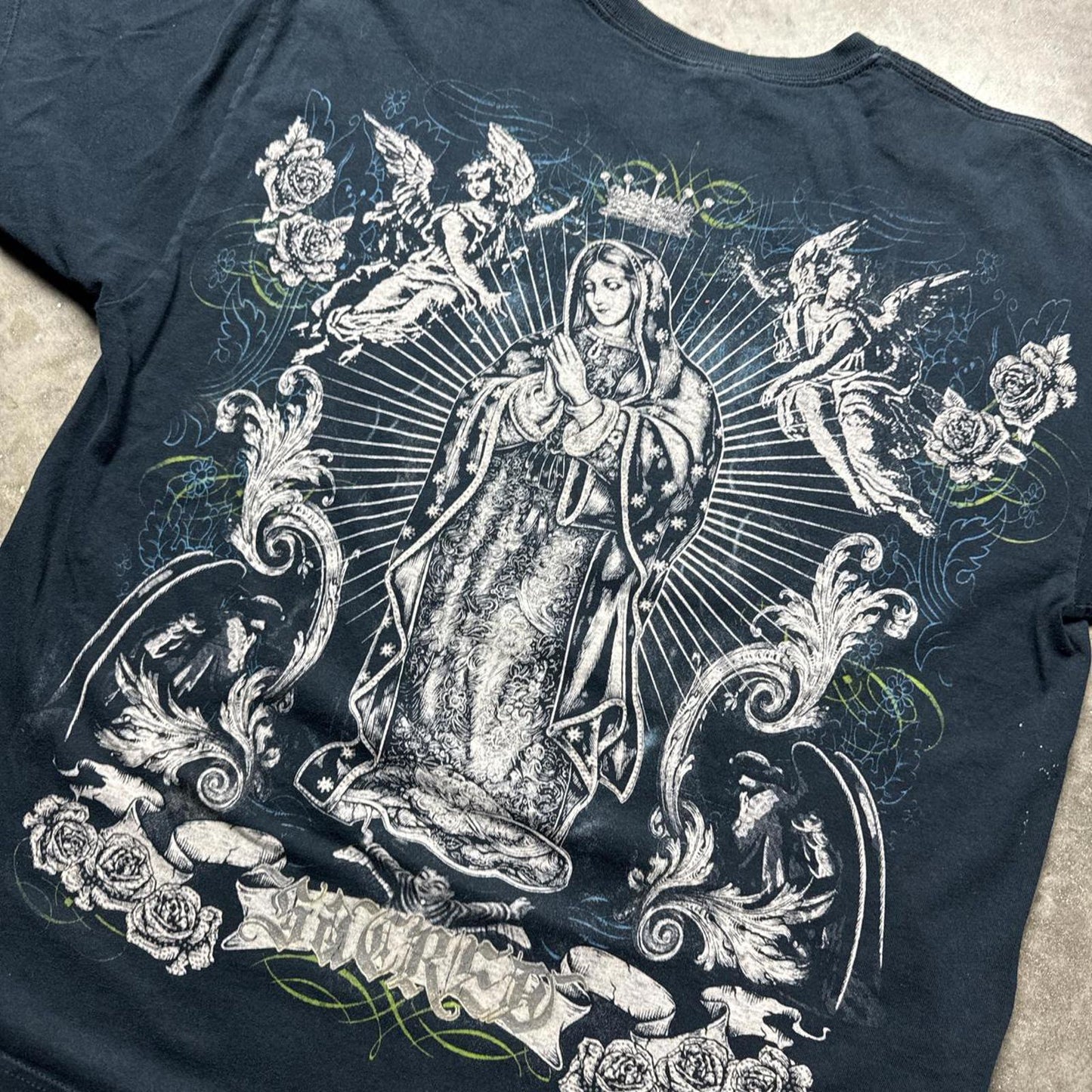 Virgen De Guadalupe All Over Print Vintage Y2k T-Shirt  [COPY]