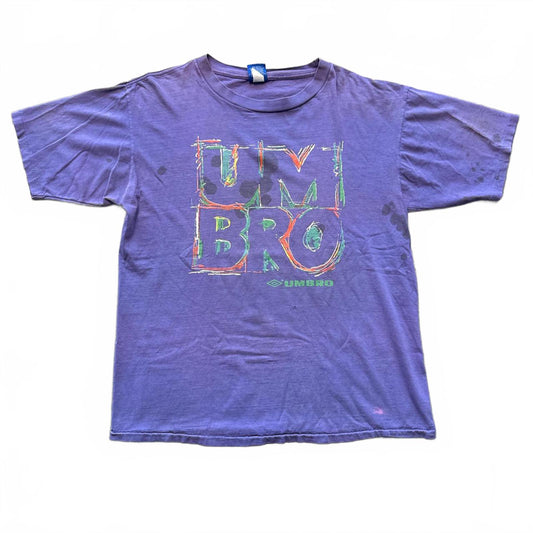 Umbro Purple Vintage 90's Single Stitch Soccer T-Shirt [COPY]