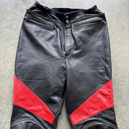 Leather Biker Motorcycle Pants  [COPY]