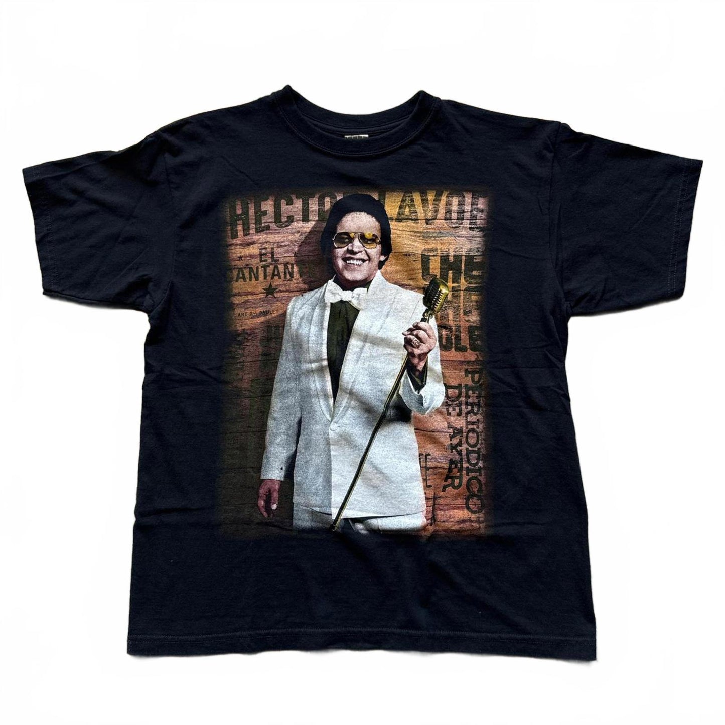 Hector Lavoe "El Cantante" Black Vintage Y2k T-shirt  [COPY]