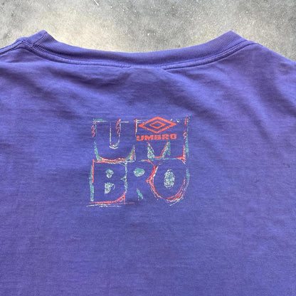 Umbro Purple Vintage 90's Single Stitch Soccer T-Shirt [COPY]