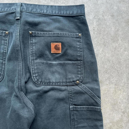 Black Carhartt Carpanter Double Knee Vintage Y2k Cargo Pants [COPY]