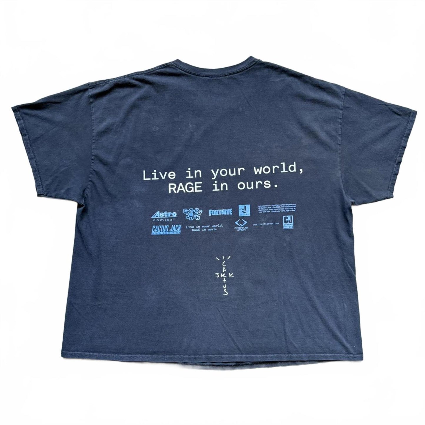 Travis Scott “Live In Your World, RAGE In Ours” T-Shirt   [COPY] [COPY]