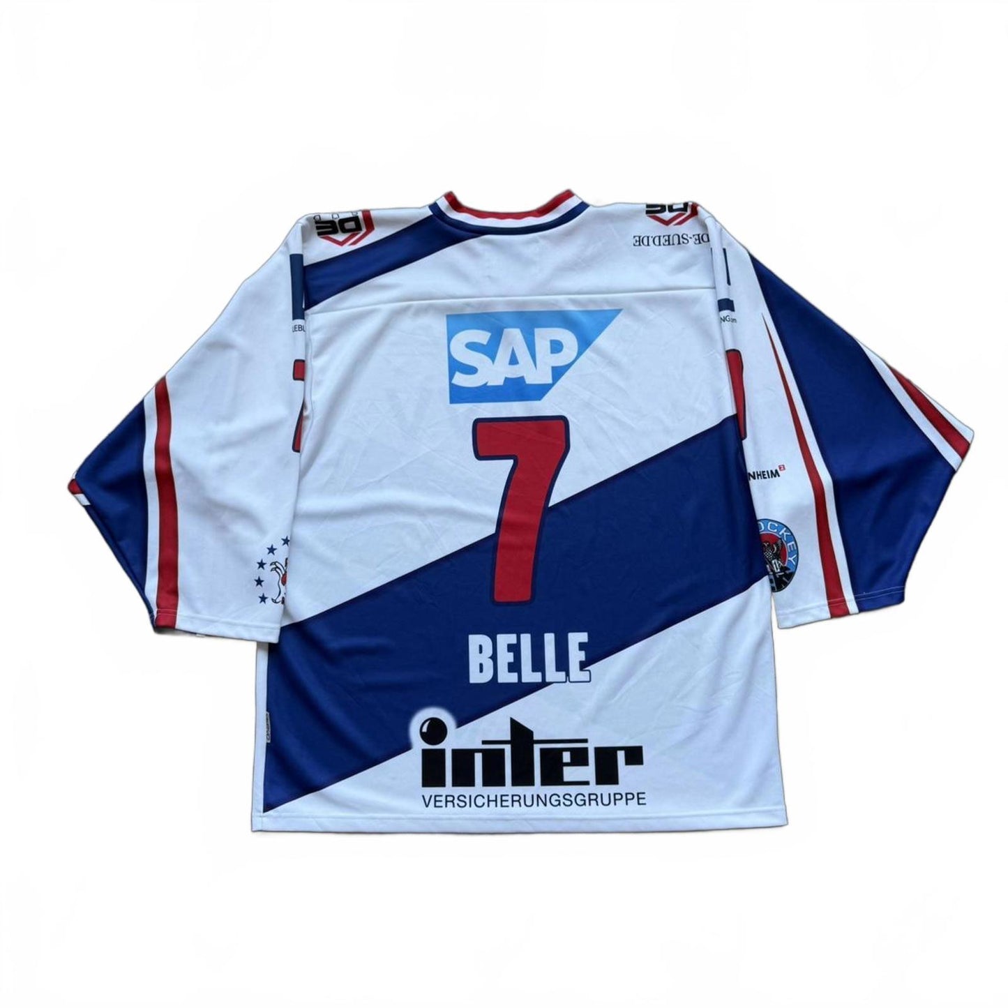 OWAYO 2012-2013 Alder Mannheim Away German #7 Hockey Jersey  [COPY]