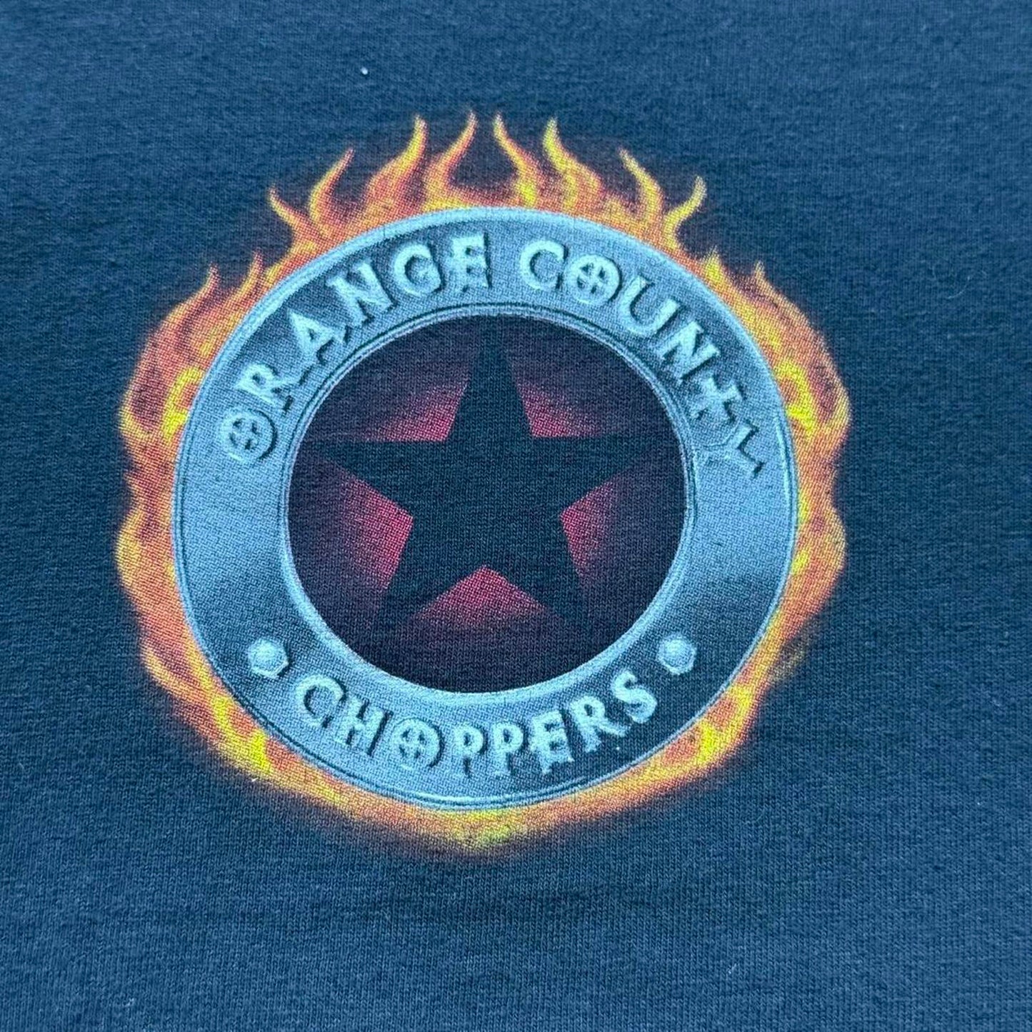 Orange County Choppers Flames Vintage Y2K Graphic T-shirt  [COPY]