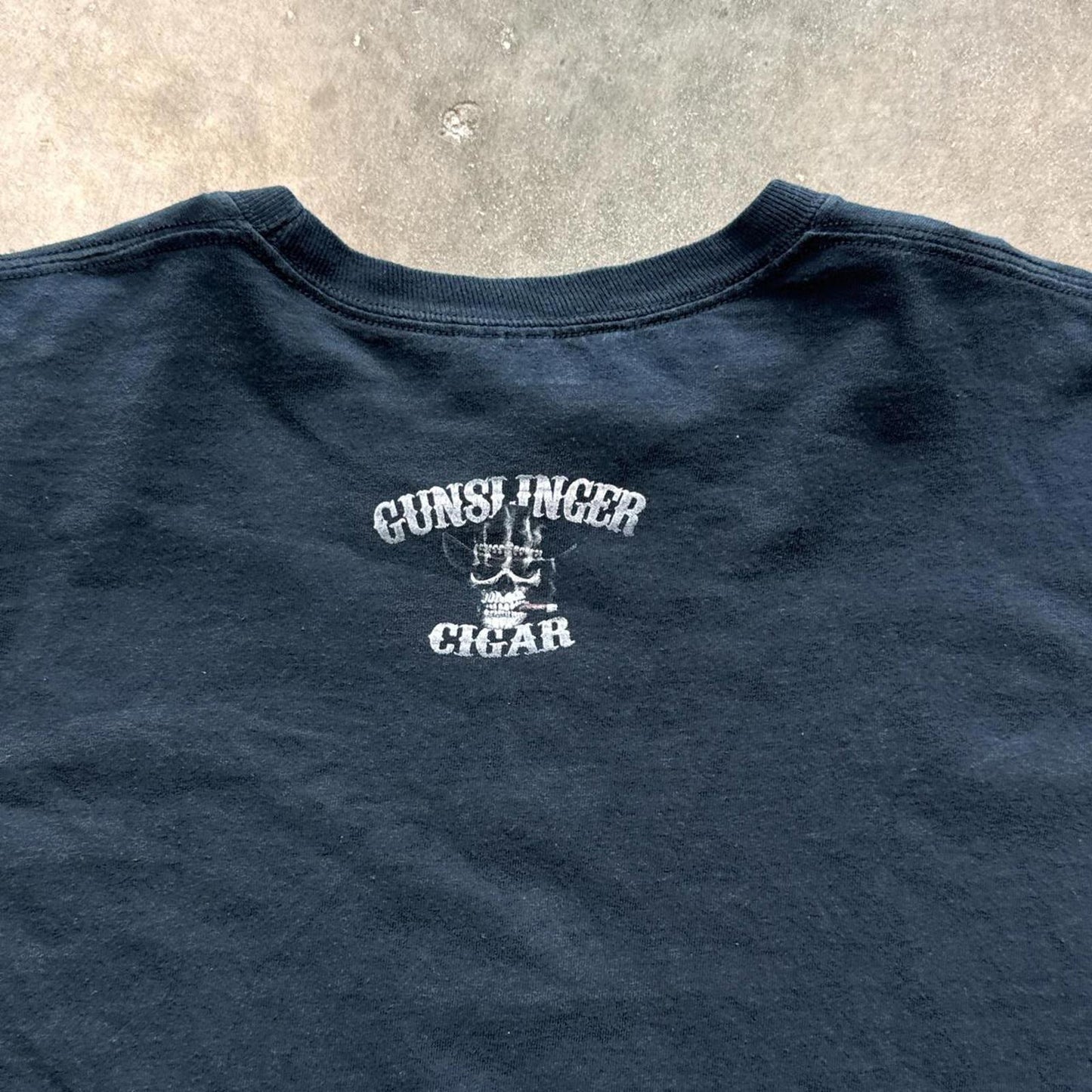 Gunslinger Cowboy Skeleton Horror Graphic Vintage Y2k TShirt [COPY]