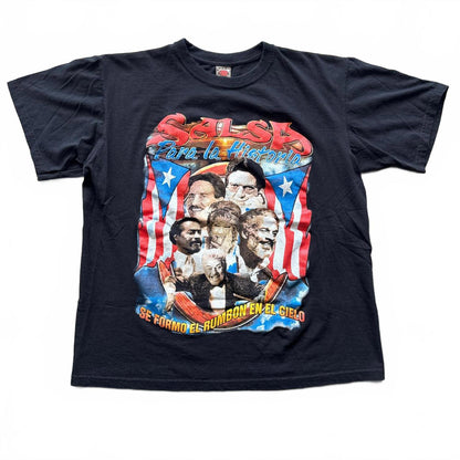 Salsa Latin Music "Salsa Para La Historia" Rap T-Shirt Style [COPY]