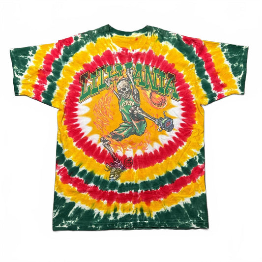 Lithuania Liquid Blue Spectrum Basketball Team 90's T-Shirt [COPY]