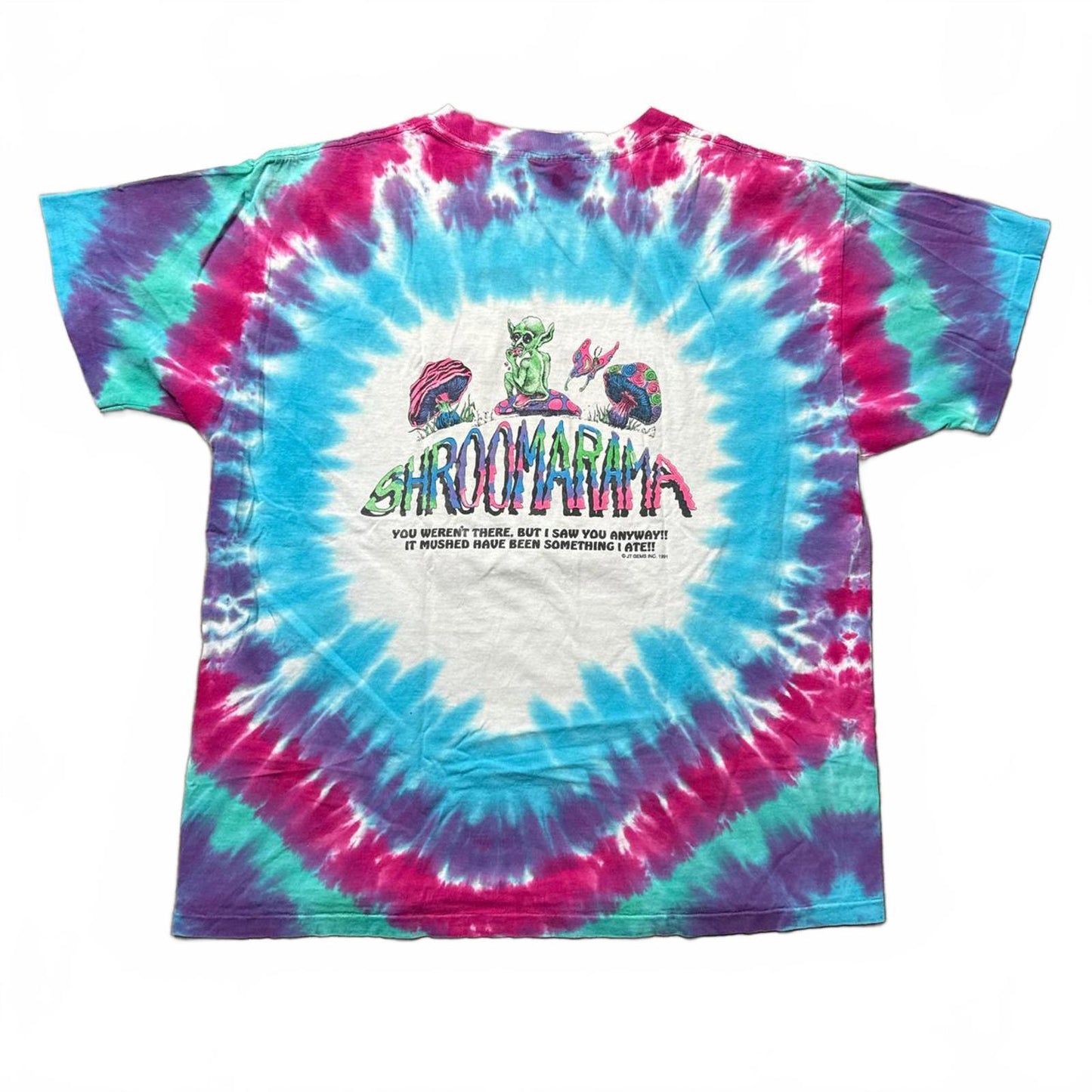 Shroomarama 1991 Tie Dye Physcheledic Single Stitch T-Shirt [COPY]
