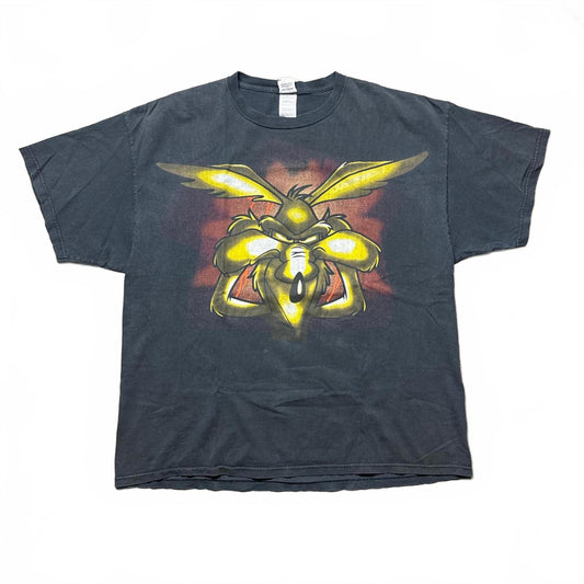 Looney Tunes Wile Coyote Big Face Faded Cartoon 90s T-Shirt [COPY]